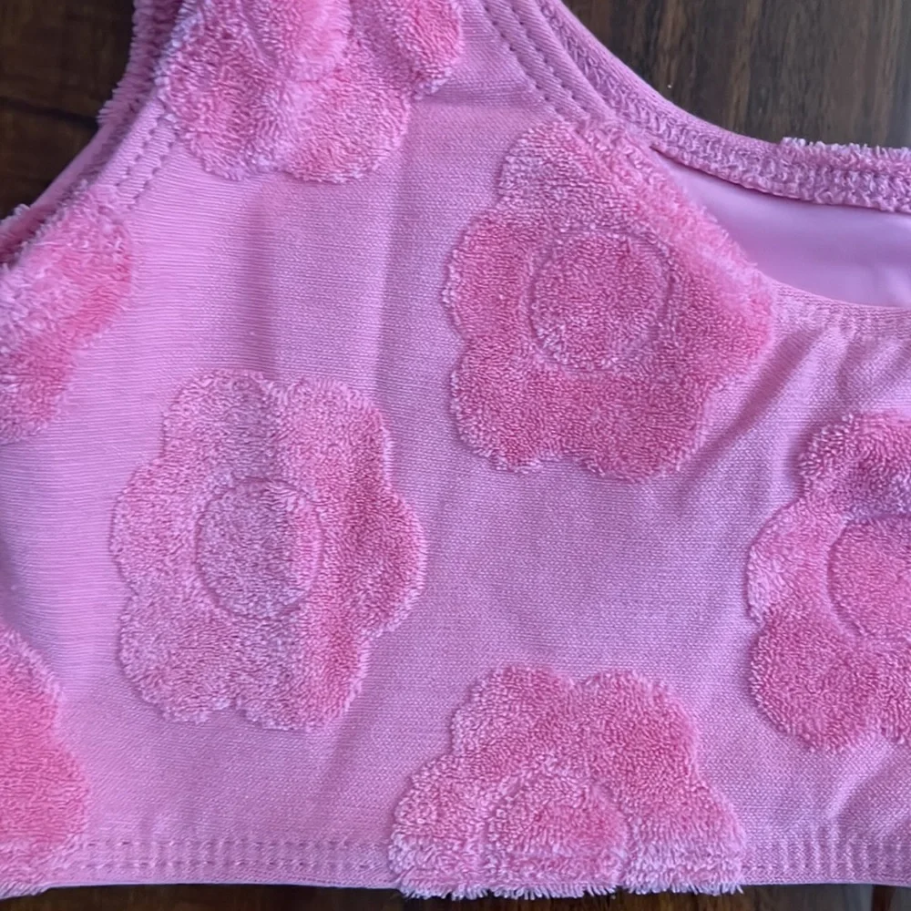 Frankies Bikinis Connor Top Haliee Steinfield Size Medium Floral Flowerchild